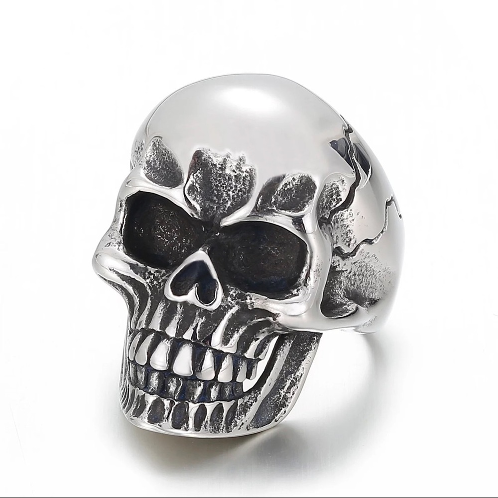 Stainless Steel Skull Ring